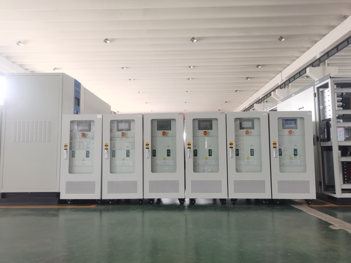 6台120kVA变频电源批量交付 — 商用空调产线测试