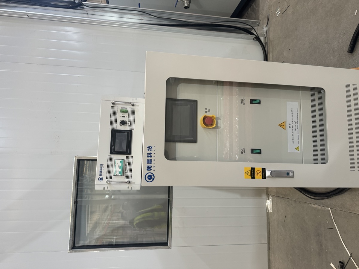 变频电源60kVA — 热管理系统测试现场