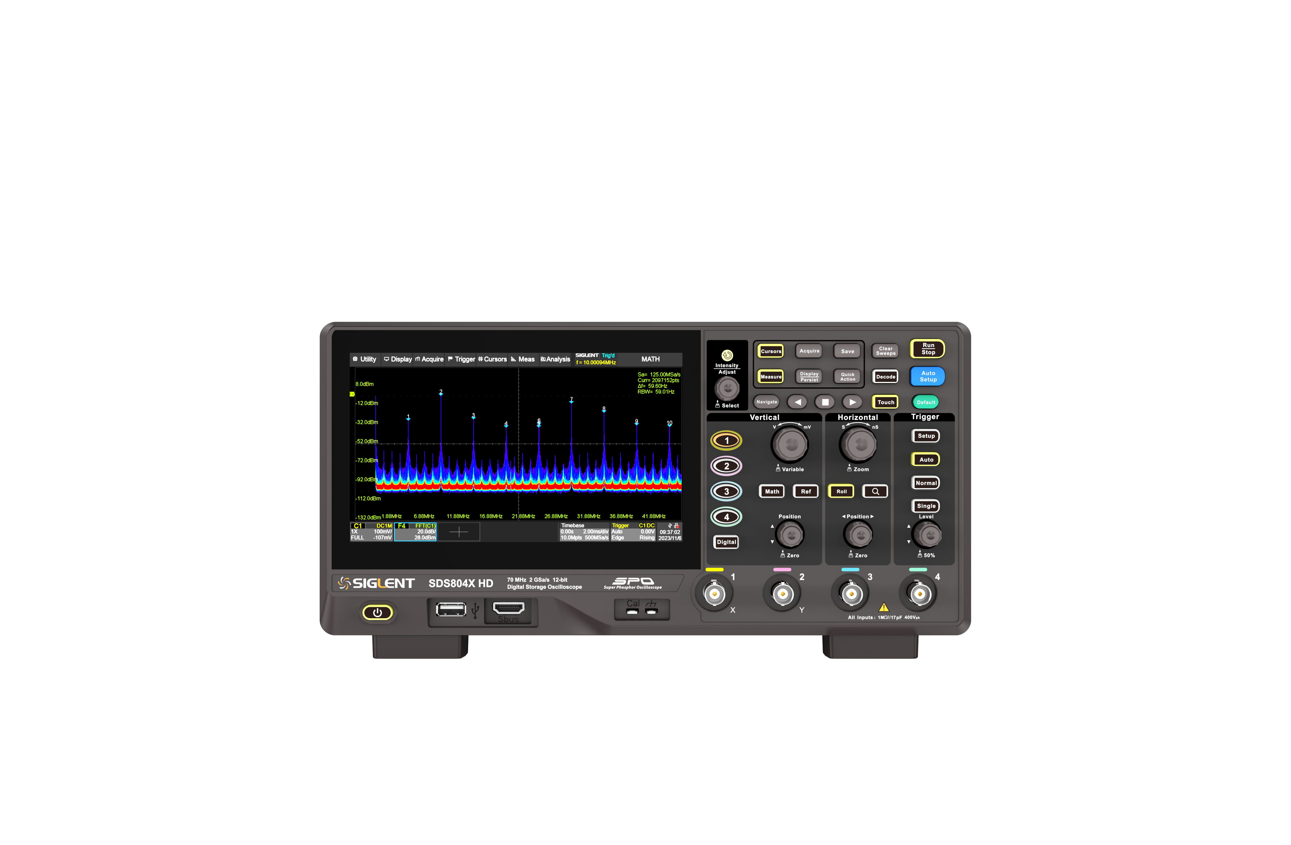 SDS804X HD 高分辨率数字示波器（12-bit）