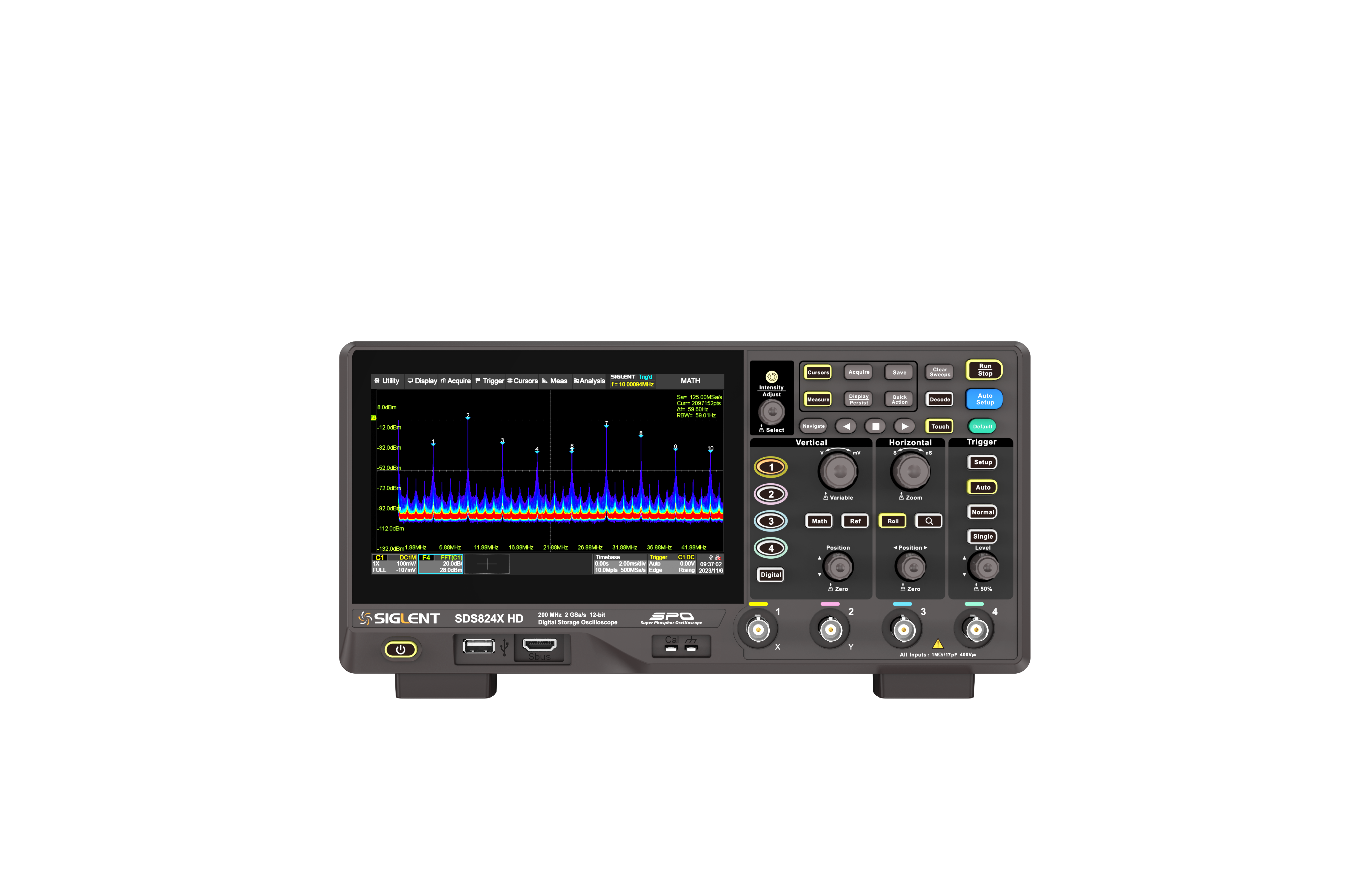 SDS824X HD 高分辨率数字示波器（12-bit）