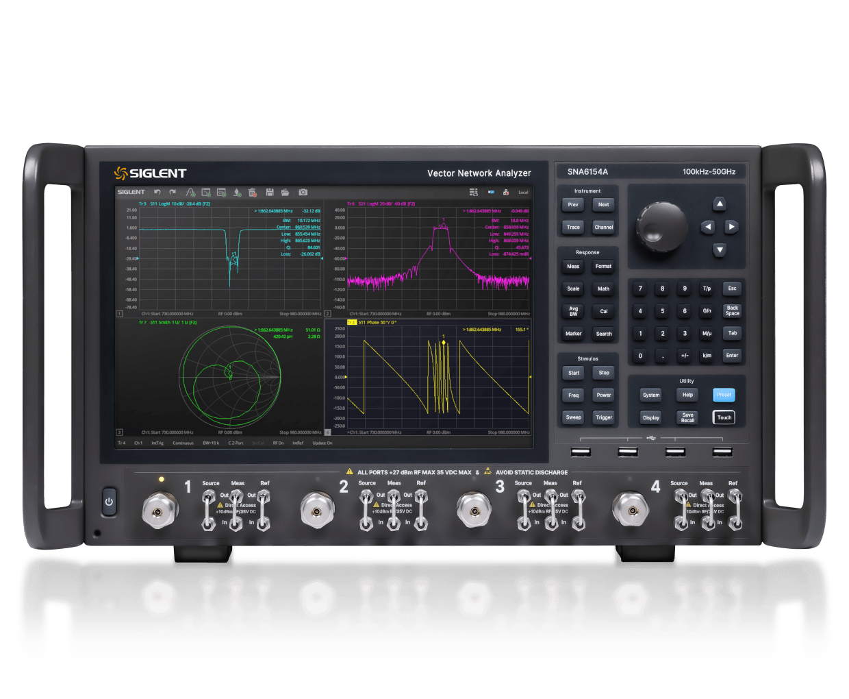 SNA6000A系列矢量网络分析仪 — 100kHz~50GHz 4端口S参数 鼎阳科技旗舰级网分-苏州朝赢